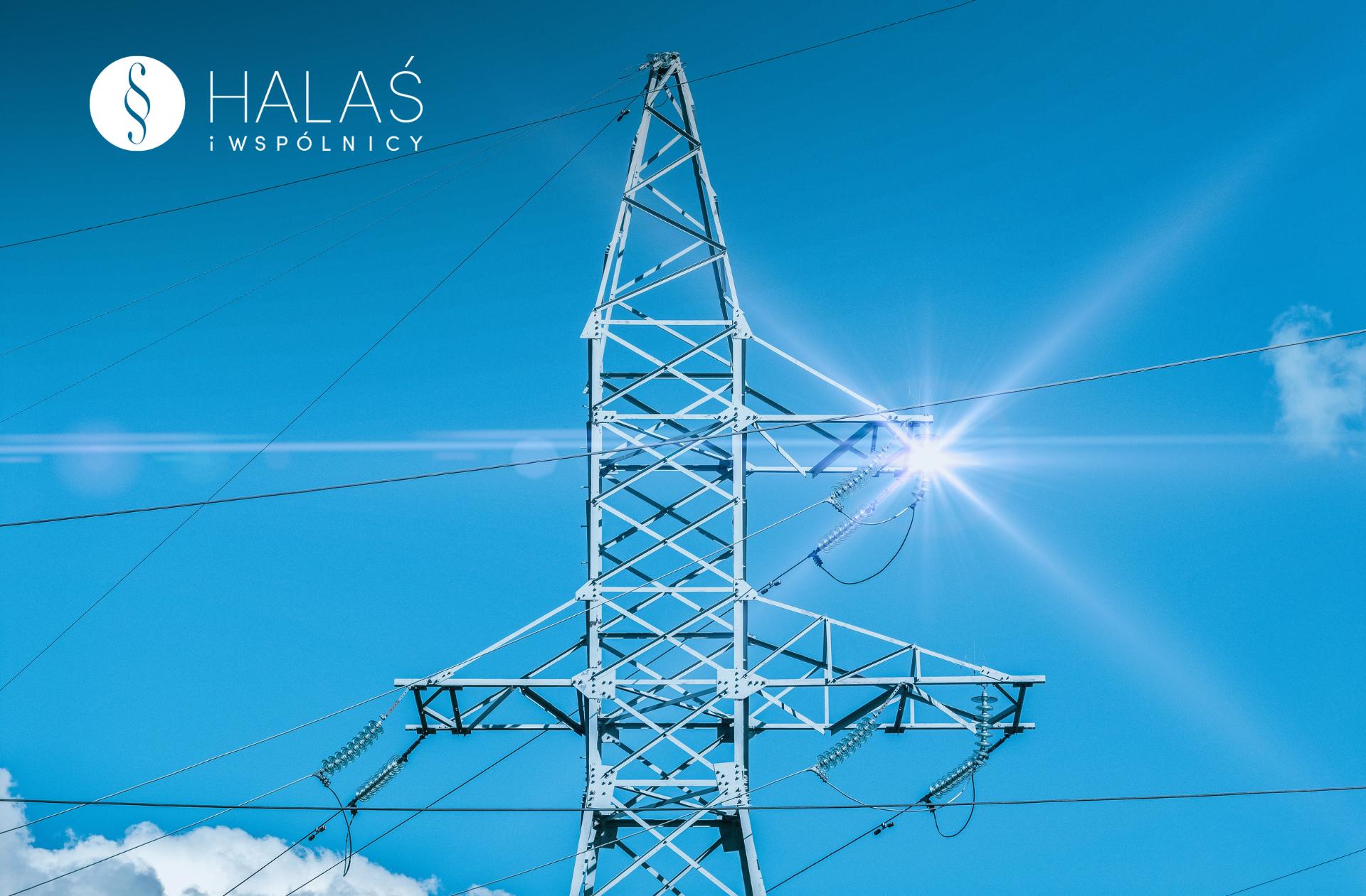 Linia energetyczna na prywatnej działce – przykład infrastruktury przesyłowej