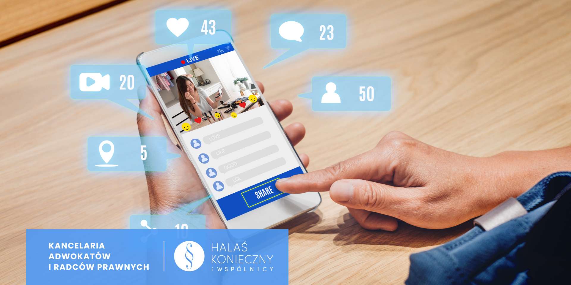 Smartfon, social media